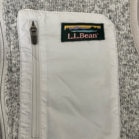 L.L. Bean Sweater Fleece Vest - Picture 2 of 7